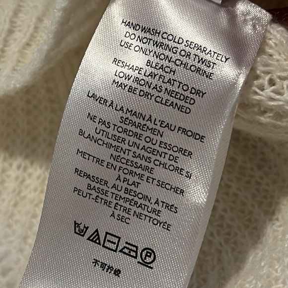 LN ANTHROPOLOGIE UNIQUE CABLE KNIT SWEATER (L) - Picture 5 of 13